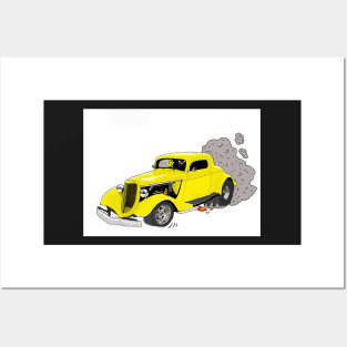 1934 3-Window Coupe Posters and Art